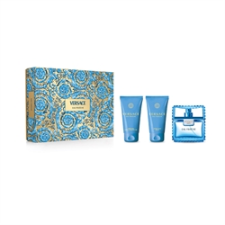 Versace Eau Fraiche Eau De Toilette 50 ml + Shower Gel 50 ml + After Shave Balm 50 ml Gavesæt